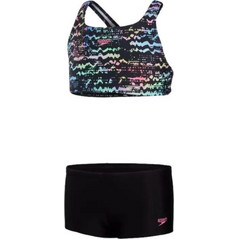 Speedo Allover Αθλητικό Παιδικό Μαγιό Bikini Set για Κορίτσι Πολύχρωμο 812860-G674