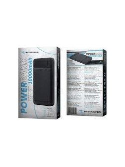 Beepower BP-10 Power Bank 10000mAh με 2 Θύρες USB-A Black