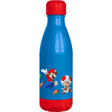 Stor Super Mario Παιδικό Μπουκάλι Πλαστικό BPA Free Μπλε 560ml