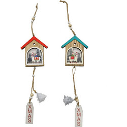 ΚΡΕΜΑΣΤΟ ΣΠΙΤΑΚΙ XMAS 29x8,5cm Xmasfest 1132956