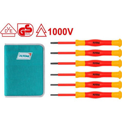 TOTAL ΣΕΤ ΚΑΤΣΑΒΙΔΙΑ ΗΛΕΚΤΡΟΝΙΚΩΝ 1000V VDE 6ΤΕΜ (THKIPSD0601)