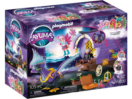 Playmobil Adventures Of Ayuma Νεραϊδοάμαξα με Πουλί-Φοίνικας για 7-12 Ετών 71031