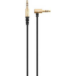 T'nB JACΚLUX2 ΚΑΛΩΔΙΟ GOLD 3.5mm-3.5mm ΓΩΝΙΑ 1.10m BLACK