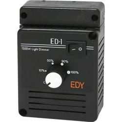Ρυθμιστής φωτισμού - DIMMER ΕD-1 μαύρο 230V 1,5KW ωμικών φορτίων επιτοίχιος - 200.0001