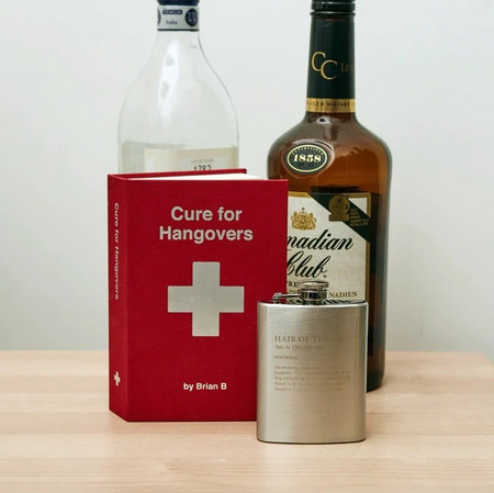 Φλασκί σε Βιβλίο Cure For Hangover - Hair of the Dog 120ml Kikkerland BA102 - Kikkerland