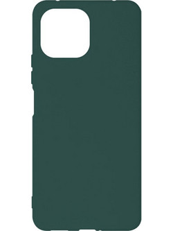 ΘΗΚΗ XIAOMI MI 11 LITE / MI 11 LITE 5G 6.55" NEMO ΜΑΤΤ SOFT SILICON TPU ΣΚΟΥΡΟ ΠΡΑΣΙΝΟ