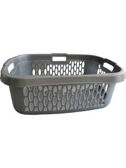 ΚΑΛΑΘΙ ΠΛΥΜΕΝΩΝ ΤΡΥΠΗΤΟ 35L ΓΚΡΙ 62.8x41x24cm CYCLOPS 003100716