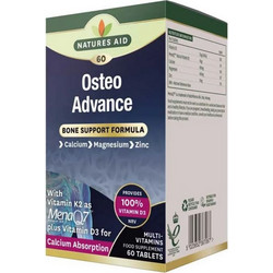Natures Aid Osteo Advance 60 Ταμπλέτες