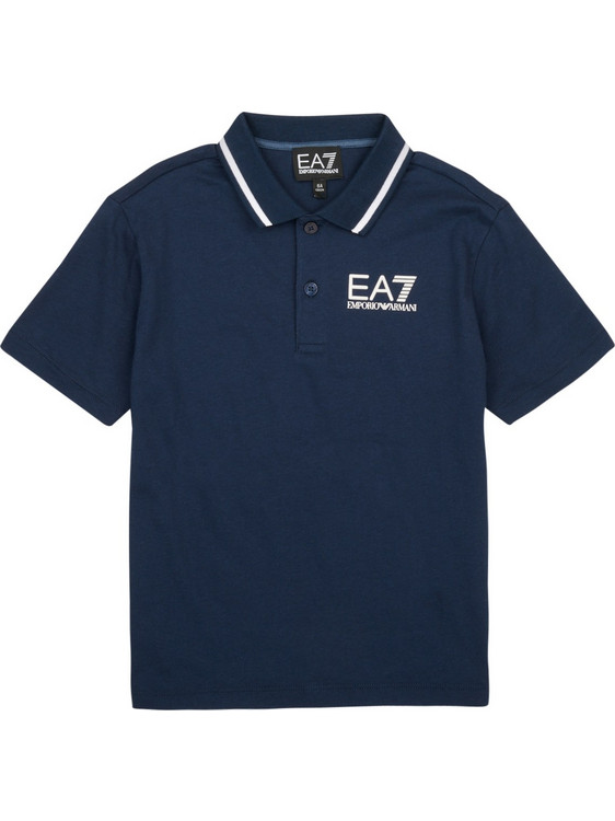 EA7 Παιδικό Polo Κοντομάνικο Navy Μπλε 8NBF51-BJ02Z-1554