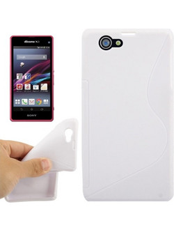 S Line TPU Case for Sony Xperia Ζ1 Compact White