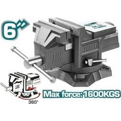 Total THT6166 Μέγγενη Πάγκου Περιστρεφόμενη 6" 150mm