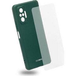 EGOBOO Natural Collection backcover Xiaomi Redmi Note 10 PRO, Pine Green +Tempered Glass