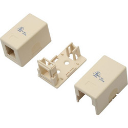 INTRONICS Πρίζα Αυτοκόλλητη Επιτοίχια 1*RJ45 W/O KEYSTONE - (FA6011)