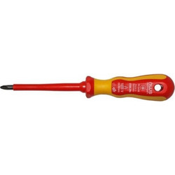 Κατσαβίδι NWS 1000V Σταυρός κίτρινο No2 100mm 15-6523 Lumen-15-6523-Κίτρινο 15-6523