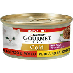 Purina Gourmet Gold Adult Double Pleasure with Beef & Chicken 85gr