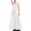 Desigual Karen Midi Καλοκαιρινό Καθημερινό Φόρεμα Λευκό 23SWVW66-1000