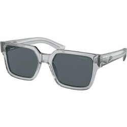 Prada PR 03ZS U430A9 Ανδρικά Γυαλιά Ηλίου Τετράγωνα Κοκάλινα Γκρι με Μαύρο Polarized Φακό