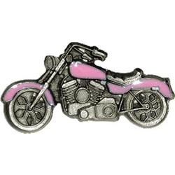 Καρφίτσα-Κονκάρδα Μεταλική PINK COLORED MOTORCYCLE PIN