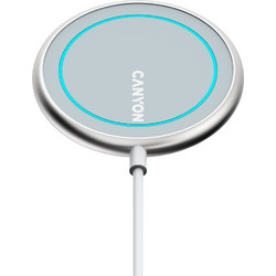 Canyon WS-100 Ασύρματος Φορτιστής Qi Pad 15W Grey