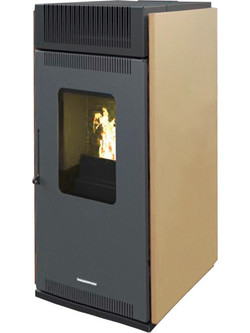 Balkan Energy P10 Beige Σόμπα Pellet Αερόθερμη 10kW