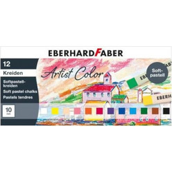 Eberhard Faber Ξηροπαστέλ Soft Studio 10x10mm 12 Χρωμάτων 5225-12