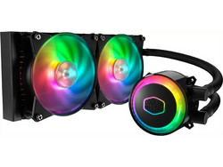 Cooler Master MasterLiquid ML240R Υδρόψυξη CPU 120mm RGB για Socket AM2 / AM2+ / AM3 / AM3+ / FM1 / FM2 / 775 / 115x / 1366 / 2011 2011-3 / AM4 / FM2+