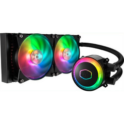 Cooler Master MasterLiquid ML240R Υδρόψυξη CPU 120mm RGB για Socket AM2 / AM2+ / AM3 / AM3+ / FM1 / FM2 / 775 / 115x / 1366 / 2011 2011-3 / AM4 / FM2+