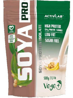 Activlab Soya Pro Banana Nut Φυτική Πρωτεΐνη 500gr