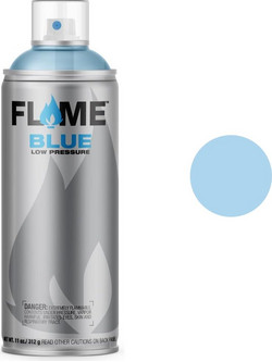 Flame Blue Σπρέι Βαφής Lighting Blue Ματ 400ml