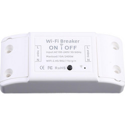 Έξυπνος Μονός Διακόπτης Wi-Fi 220V Andowl Q-TD658 Λευκός