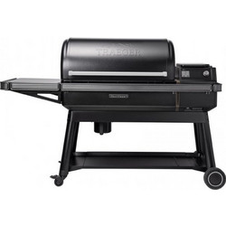 Traeger Ironwood XL INT Μαντεμένια Ψησταριά Κάρβουνου Καπνιστήριο με Καπάκι και Ρόδες Επιφάνειας 83.8x45.7cm