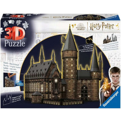 Puzzle Ravensburger Hogwarts Castle The Great Hall Night Edition 3D 540 Κομμάτια