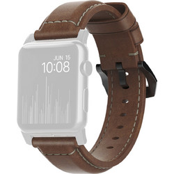 Nomad Traditional Connection Λουράκι Δερμάτινο Brown / Black (Apple Watch 42 / 44 / 45mm)