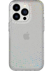 Θήκη κινητού Tech21 Evo Sparkle for iPhone 14 Pro Radiant Transparent