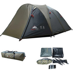 AlpinTec Earth Σκηνή Camping Ιγκλού 4 Ατόμων 3 Εποχών