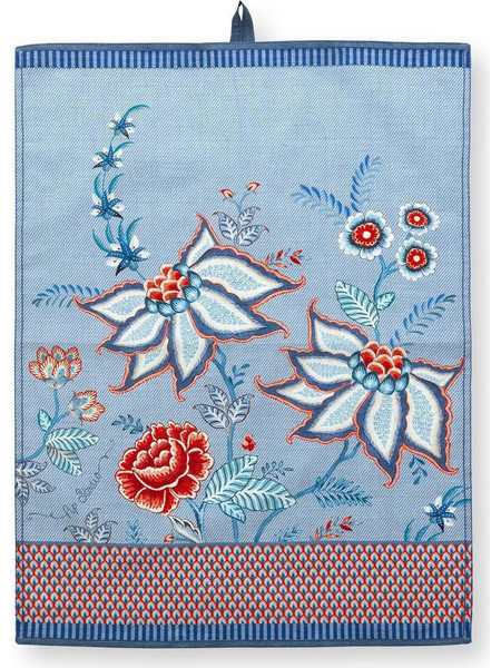 Ποτηρόπανο 50x70cm Pip Studio - Flower Festival 51031064 (Μπλε)