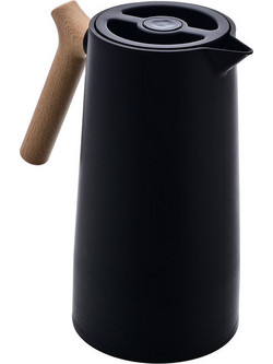 Κανάτα Θερμός Με Εργονομική Λαβή 1LT Μαύρο Estia