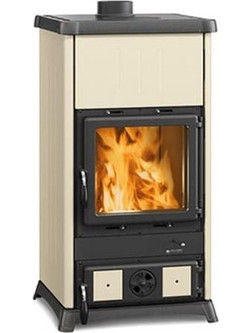 La Nordica Fedora Steel Panna Μαντεμένια Ξυλόσομπα Αερόθερμη 9.6kW