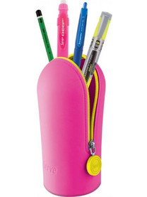 Serve Silicone Neon Κασετίνα Βαρελάκι Φούξια