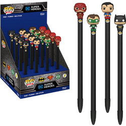 DC COMICS - Pen Toppers Dislay Funko POP (Box 16 Pcs)
