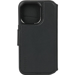 Decoded Leather Detachable Wallet Black (iPhone 15 Pro)