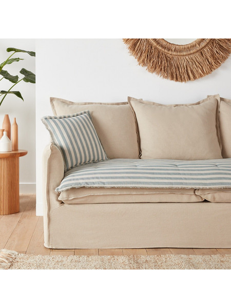Στρώμα καναπέ από λινό και βαμβάκι 60x180 cm