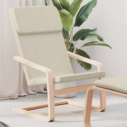 vidaXL Πολυθρόνα Relax Εκρού 351050