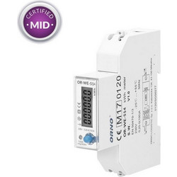Μετρητής Ενέργειας Μονοφασικός Mid Modbus Άμεσης Μέτρησης 100A Για Load Balancing