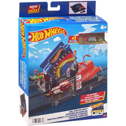 Mattel Hot Wheels City Fuel Station Shift Track Set