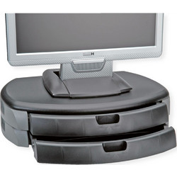 Roline Dual Monitor/Printer Stand Trend Black LCD/CRT ΣΥΡΤΑΡΙ 17.02.3375