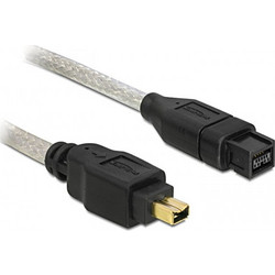 DELOCK FIREWIRE B CABLE 4pin σε 9pin 2m 82589