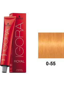 Schwarzkopf Igora Royal 0-55 Χρυσό Mixtone Ενισχυτικό Βαφής Μαλλιών 60ml
