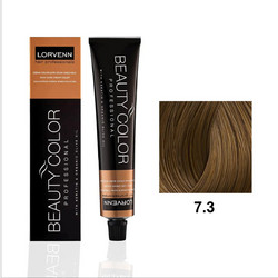 Lorvenn Beauty Color 7.3 Ξανθό Ντορέ Μόνιμη Βαφή Μαλλιών 70ml