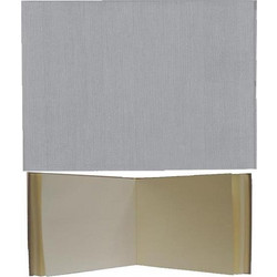 Νext βιβλίο εντυπώσεων Fabric λευκό, Α4 landscape, 80 σαμουά φύλλα 120γρ